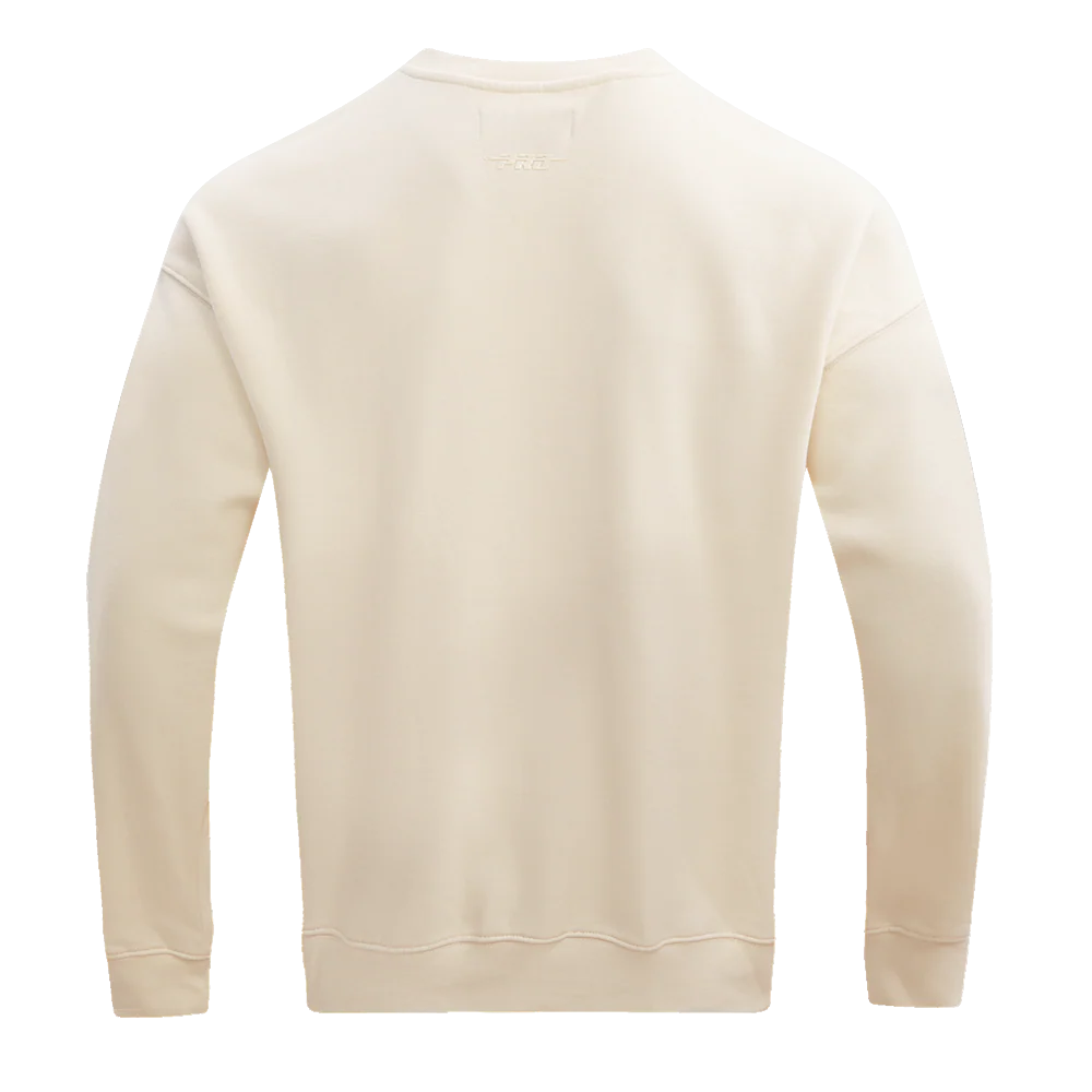 NHL VEGAS GOLDEN KNIGHTS NEUTRAL DROP SHOULDER FLEECE CREWNECK (EGGSHELL) - Image 3