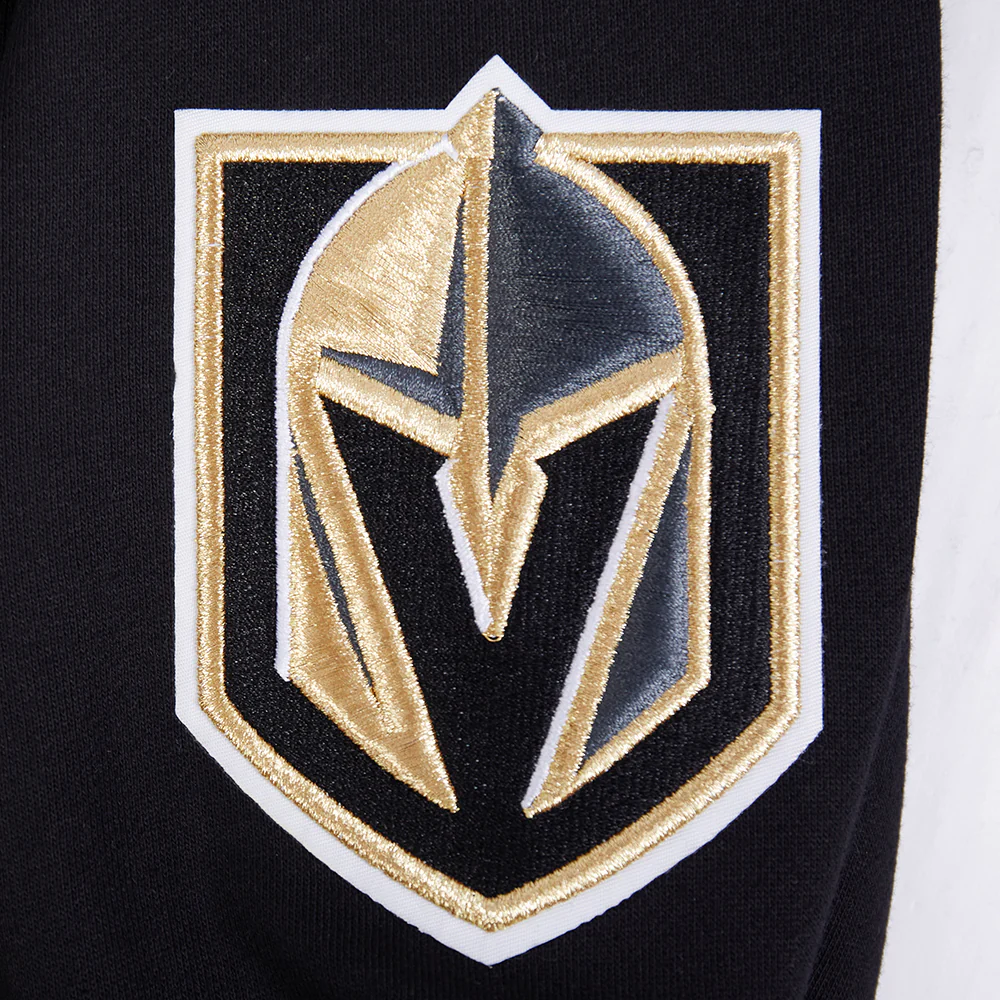 NHL VEGAS GOLDEN KNIGHTS WINGSPAN MEN'S DROP SHOULDER FLEECE CREWNECK (BLACK) - Image 9