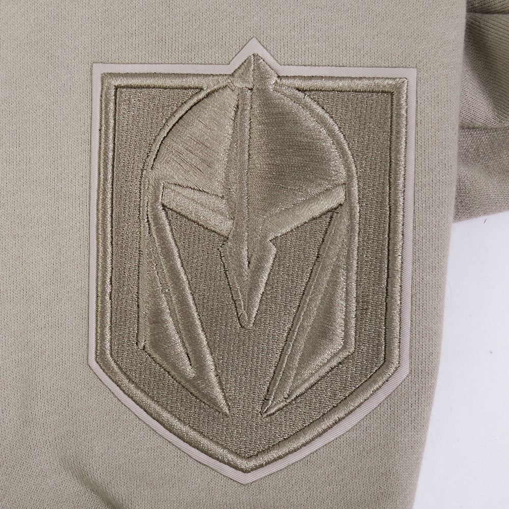 NHL VEGAS GOLDEN KNIGHTS WINGSPAN MEN'S DROP SHOULDER FLEECE CREWNECK (TAUPE) - Image 8
