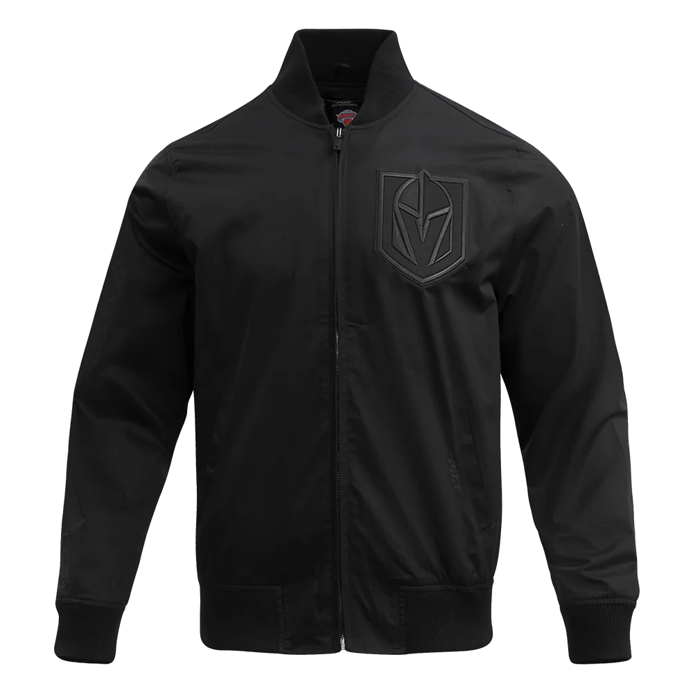 NHL VEGAS GOLDEN KNIGHTS NEUTRAL TWILL JACKET (BLACK)