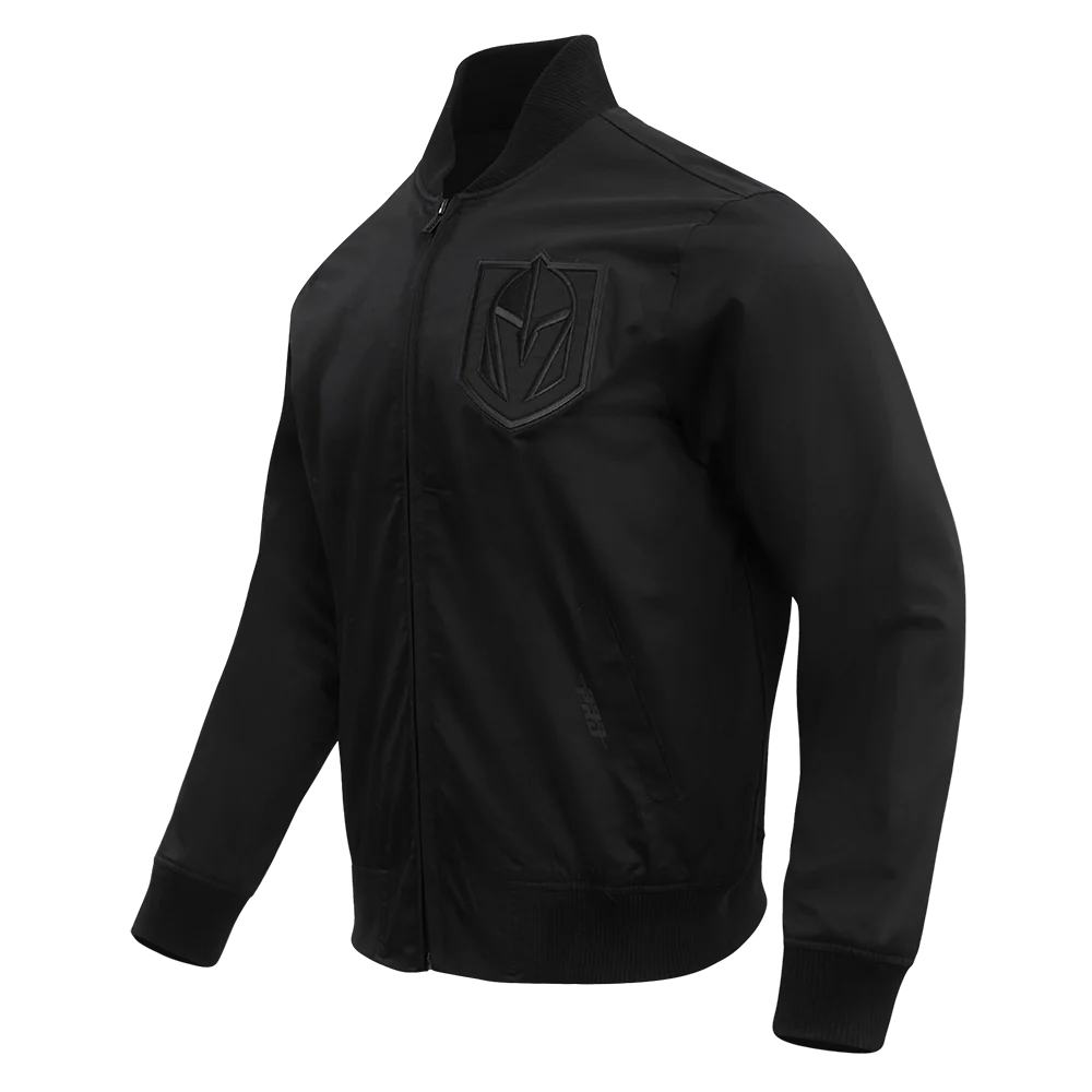 NHL VEGAS GOLDEN KNIGHTS NEUTRAL TWILL JACKET (BLACK) - Image 2