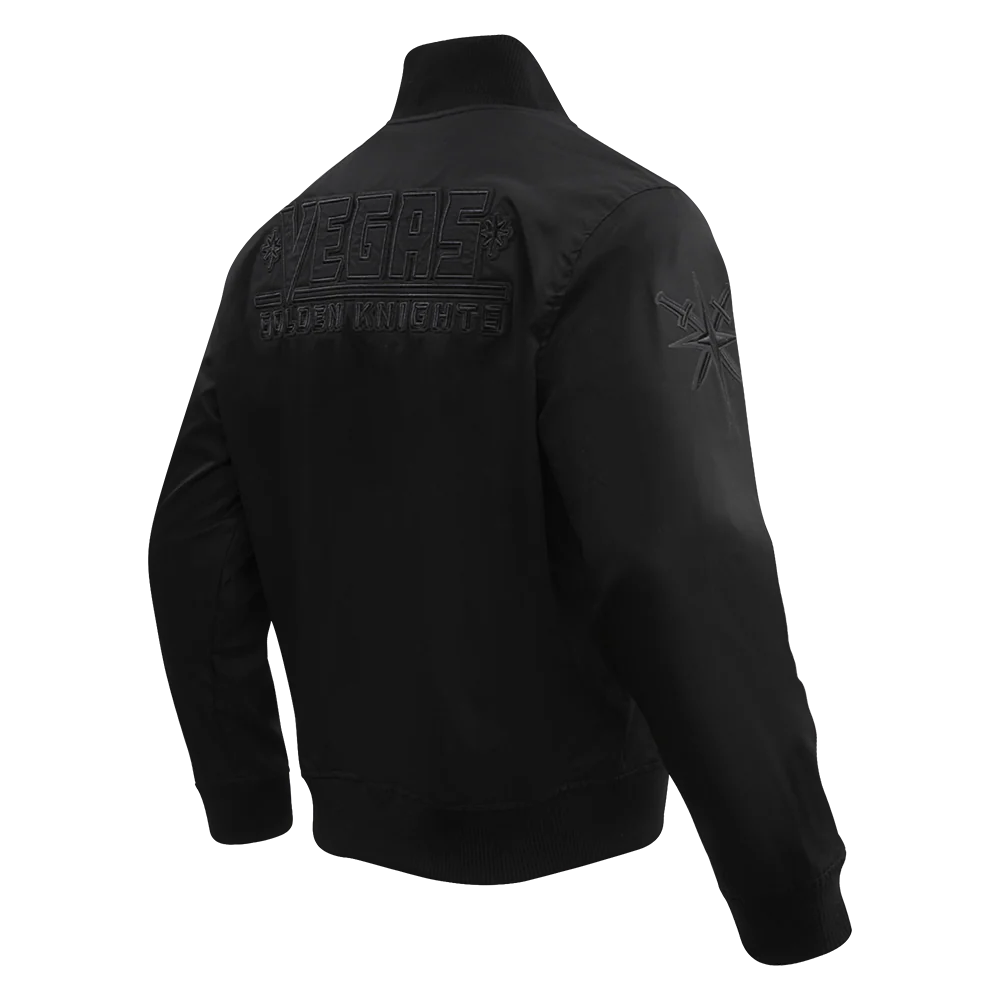 NHL VEGAS GOLDEN KNIGHTS NEUTRAL TWILL JACKET (BLACK) - Image 4