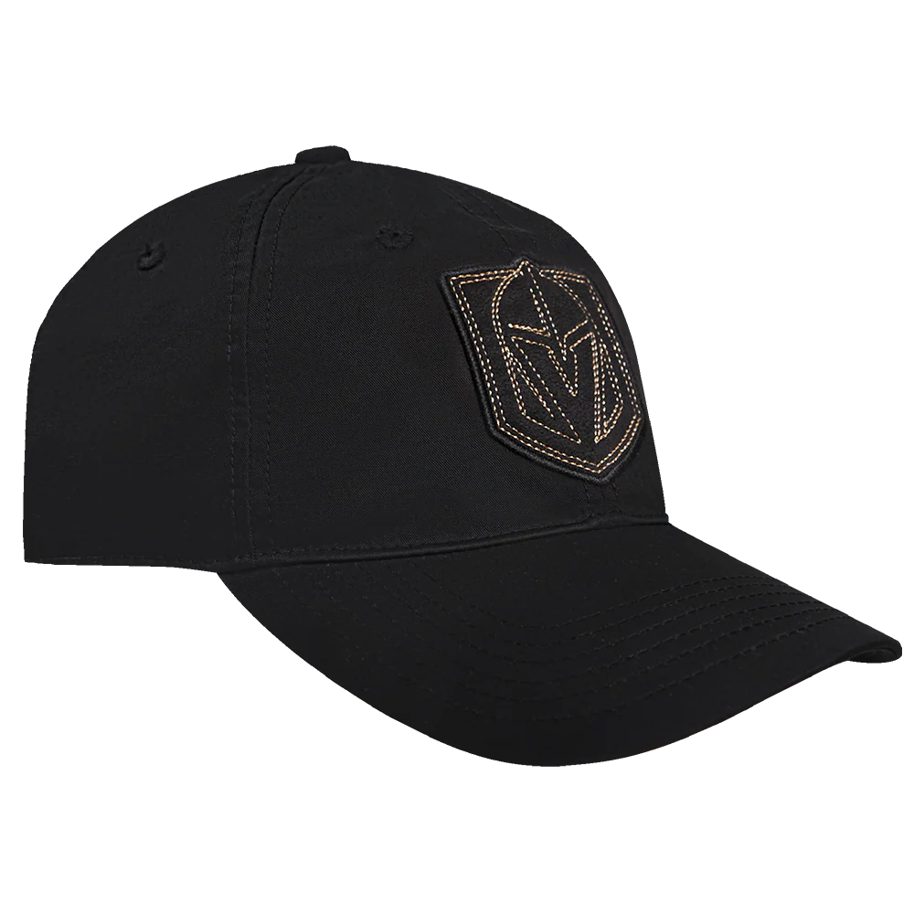 NHL VEGAS GOLDEN KNIGHTS BLACK & GOLD DAD HAT (BLACK) - Image 2
