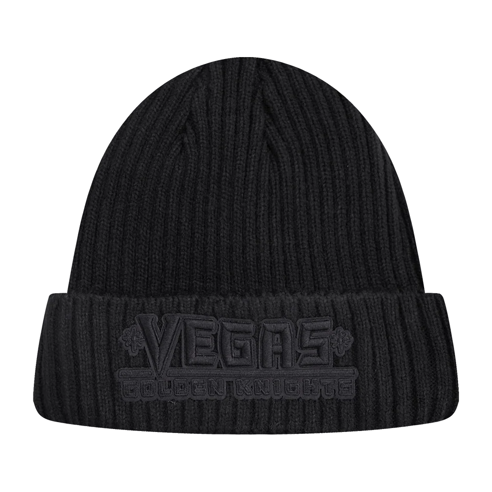 NHL VEGAS GOLDEN KNIGHTS NEUTRAL BEANIE (BLACK) - Image 2