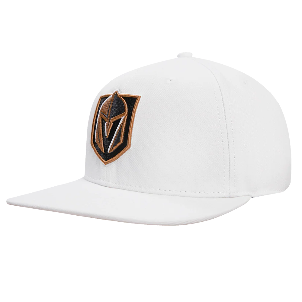 NHL VEGAS GOLDEN KNIGHTS SCRIPT TAIL WOOL SNAPBACK (WHITE) - Image 2