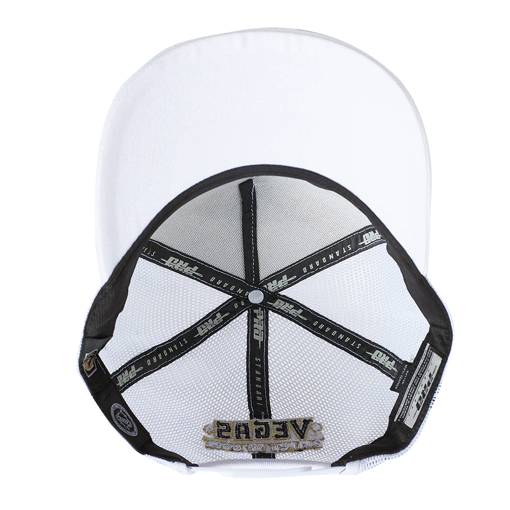 NHL VEGAS GOLDEN KNIGHTS SCRIPT TAIL TRUCKER HAT (WHITE) - Image 6