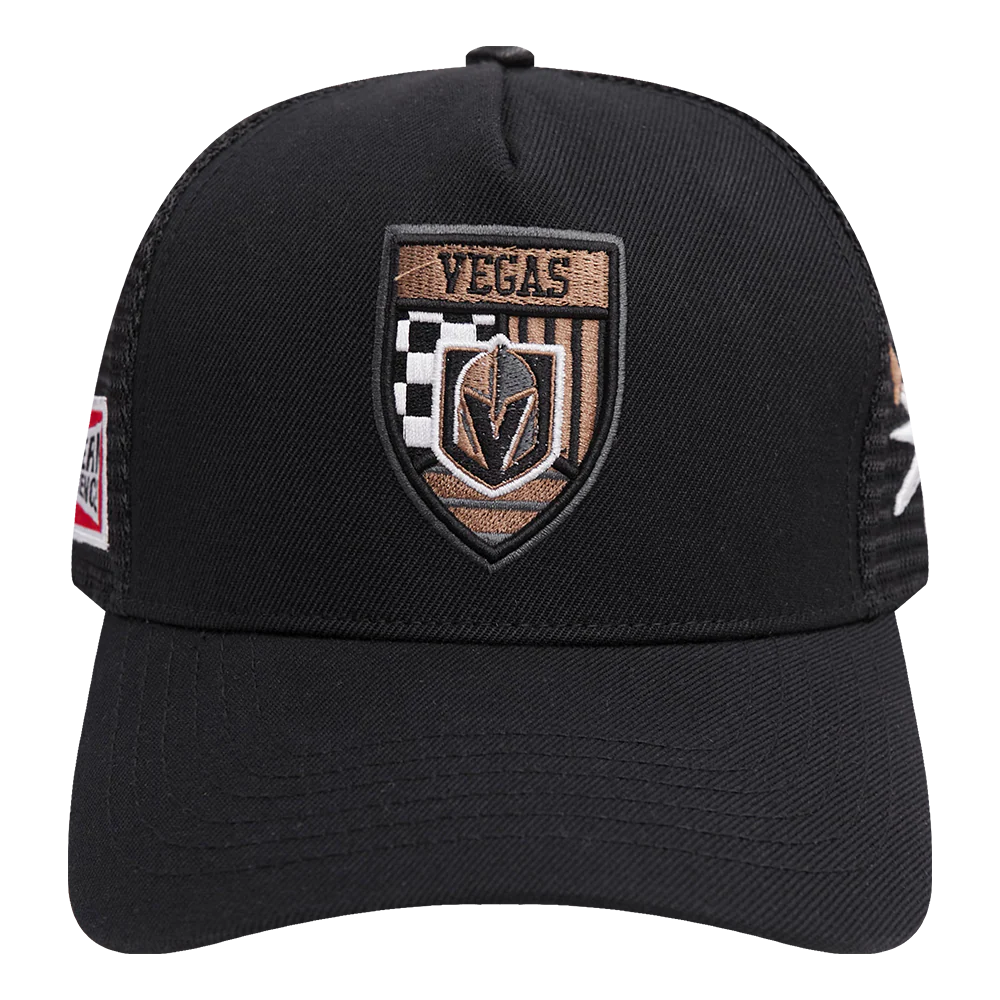 NHL VEGAS GOLDEN KNIGHTS FAST LANE TRUCKER HAT (BLACK)