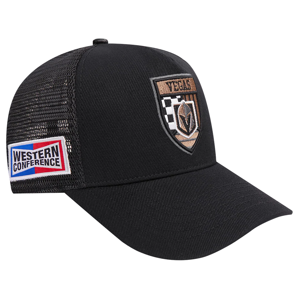 NHL VEGAS GOLDEN KNIGHTS FAST LANE TRUCKER HAT (BLACK) - Image 2