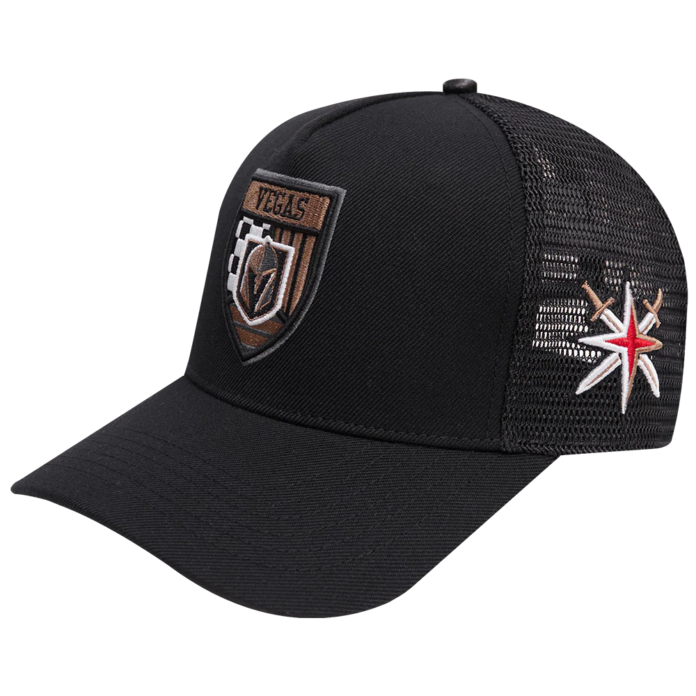 NHL VEGAS GOLDEN KNIGHTS FAST LANE TRUCKER HAT (BLACK) - Image 3
