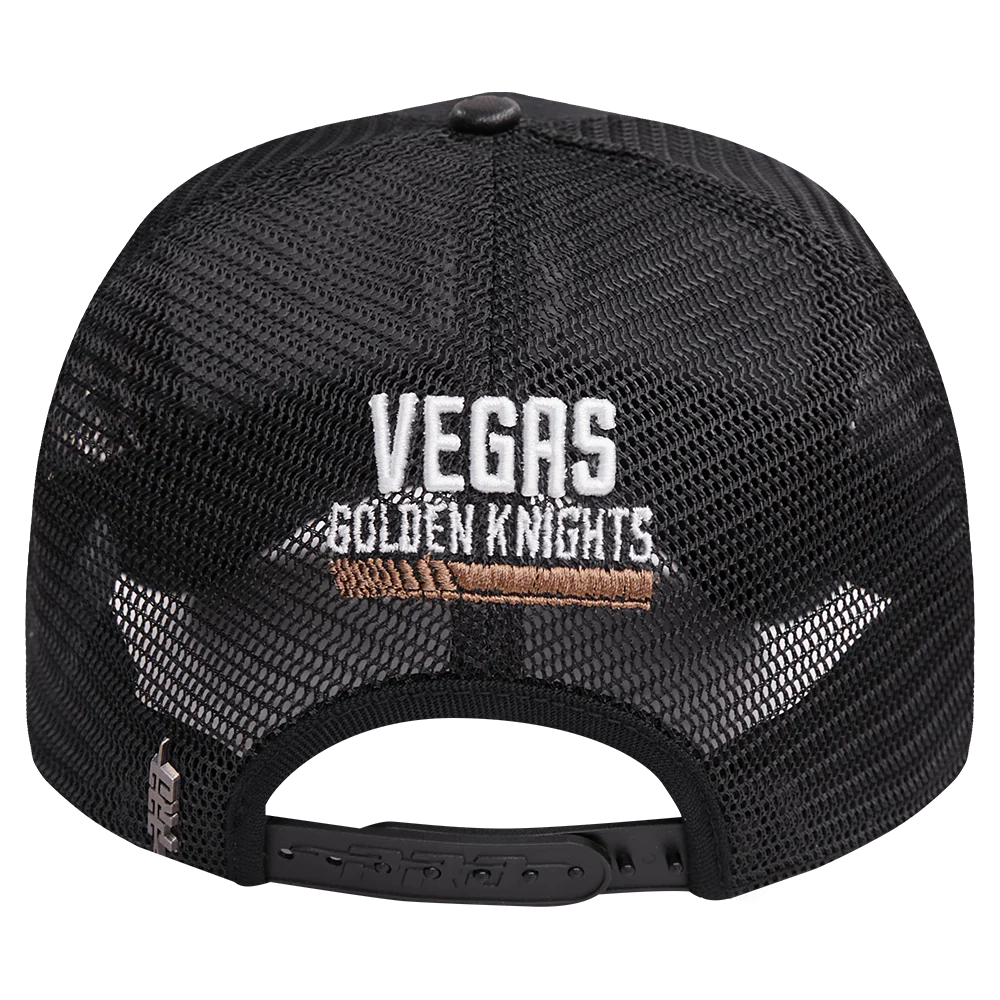 NHL VEGAS GOLDEN KNIGHTS FAST LANE TRUCKER HAT (BLACK) - Image 5