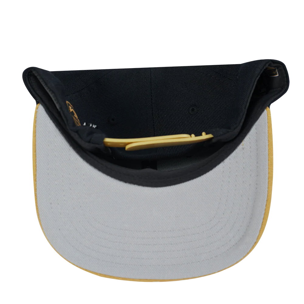 NHL VEGAS GOLDEN KNIGHTS WORDMARK 2 TONE SNAPBACK (GOLD/BLACK) - Image 7