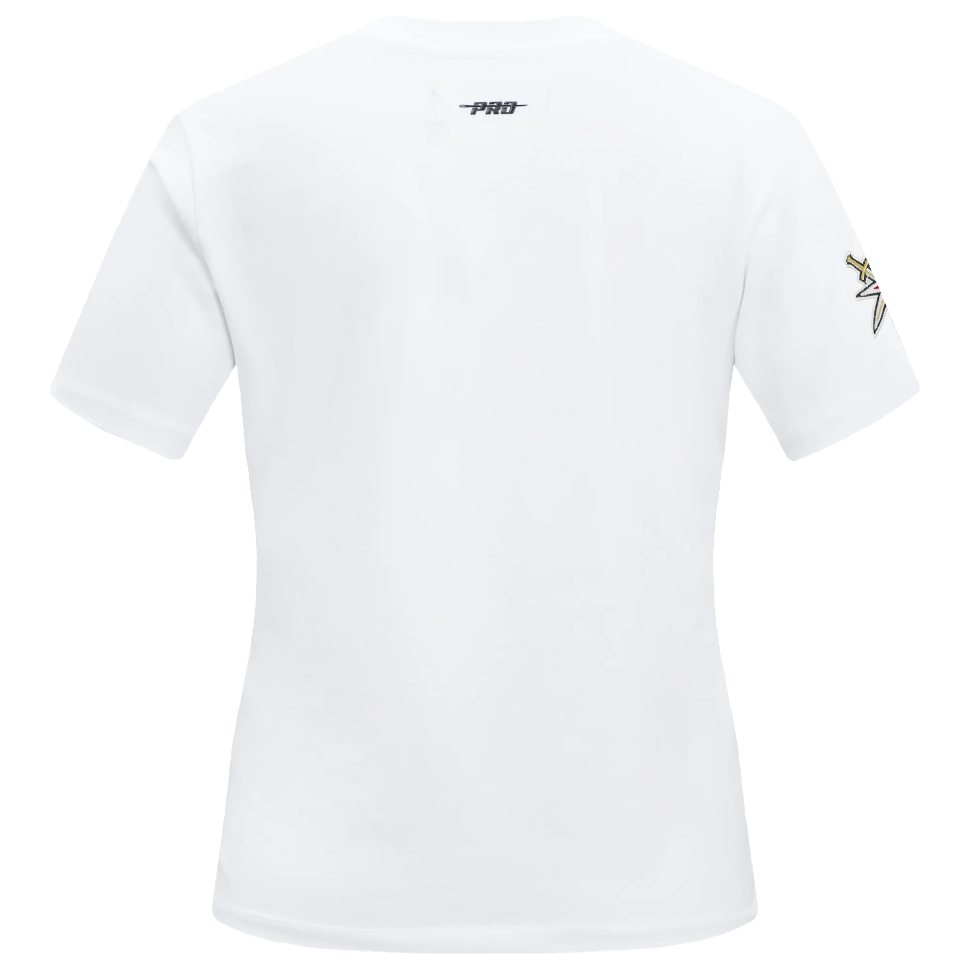 NHL VEGAS GOLDEN KNIGHTS CLASSIC SHORT SLEEVE WOMEN'S SINGLE JERSEY SLIM FIT TEE (WHITE) - Image 4