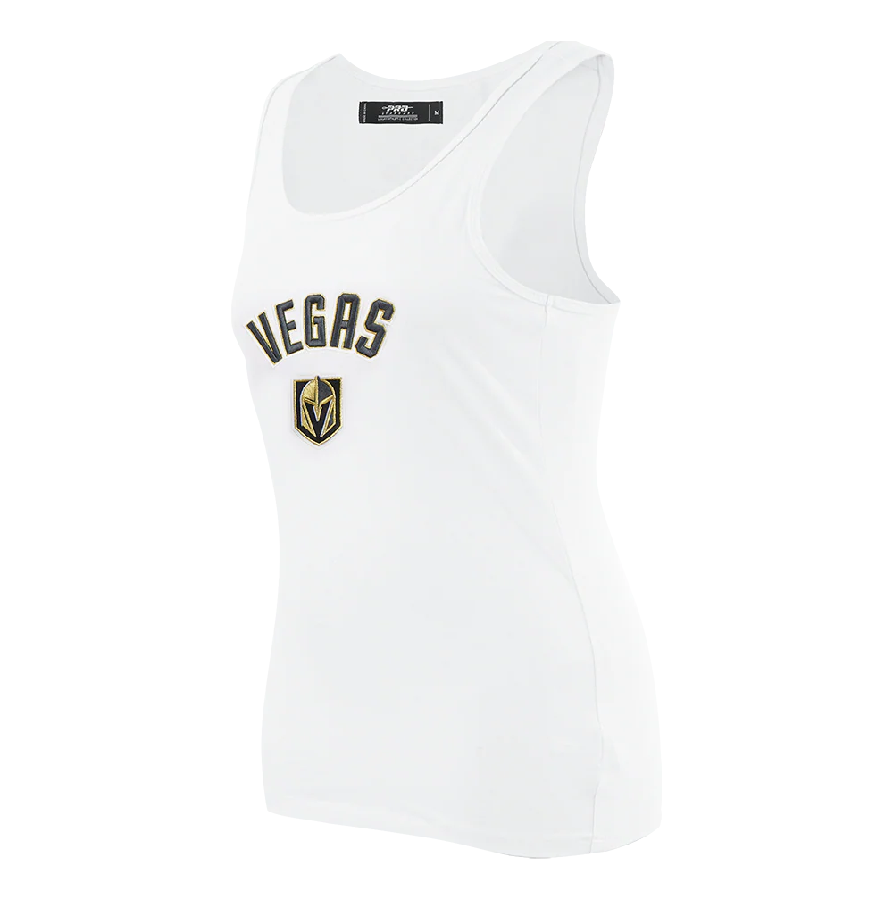 NHL VEGAS GOLDEN KNIGHTS CLASSIC WOMEN'S RELAXED FIT RACERBACK (WHITE) - Image 2
