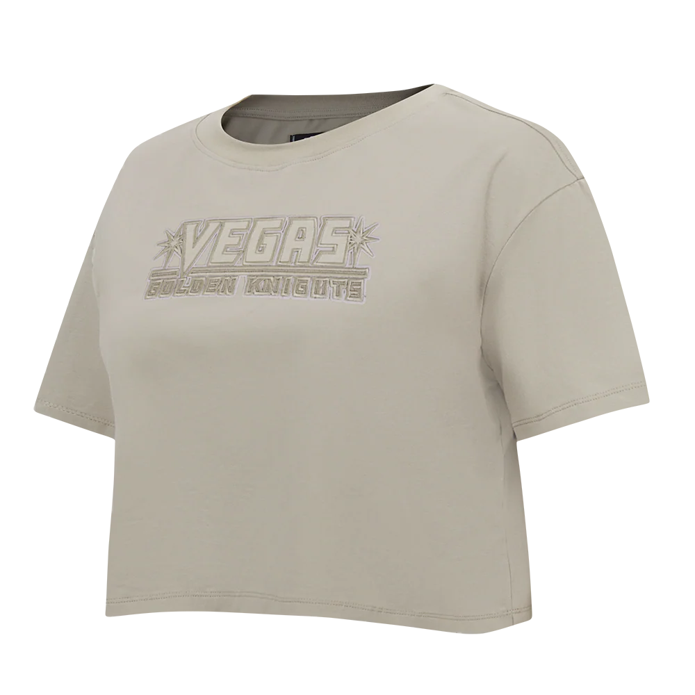 NHL VEGAS GOLDEN KNIGHTS NEUTRAL WOMEN'S BOXY TEE (TAUPE) - Image 2