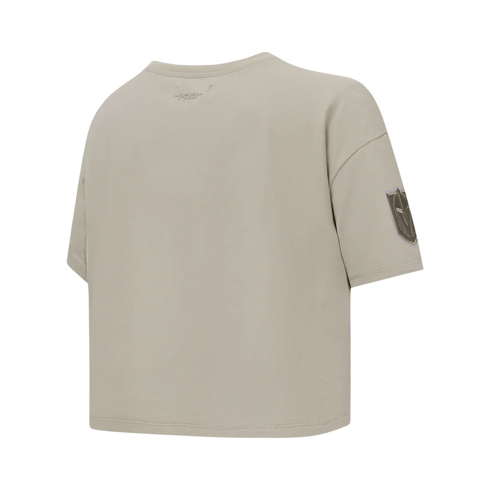 NHL VEGAS GOLDEN KNIGHTS NEUTRAL WOMEN'S BOXY TEE (TAUPE) - Image 4