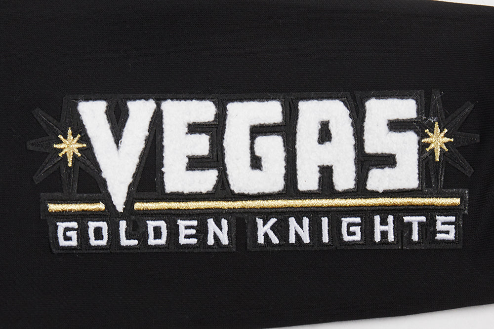 NHL VEGAS GOLDEN KNIGHTS CLASSIC WOMEN'S FLEECE HOODIE DRESS (BLACK) - Image 8