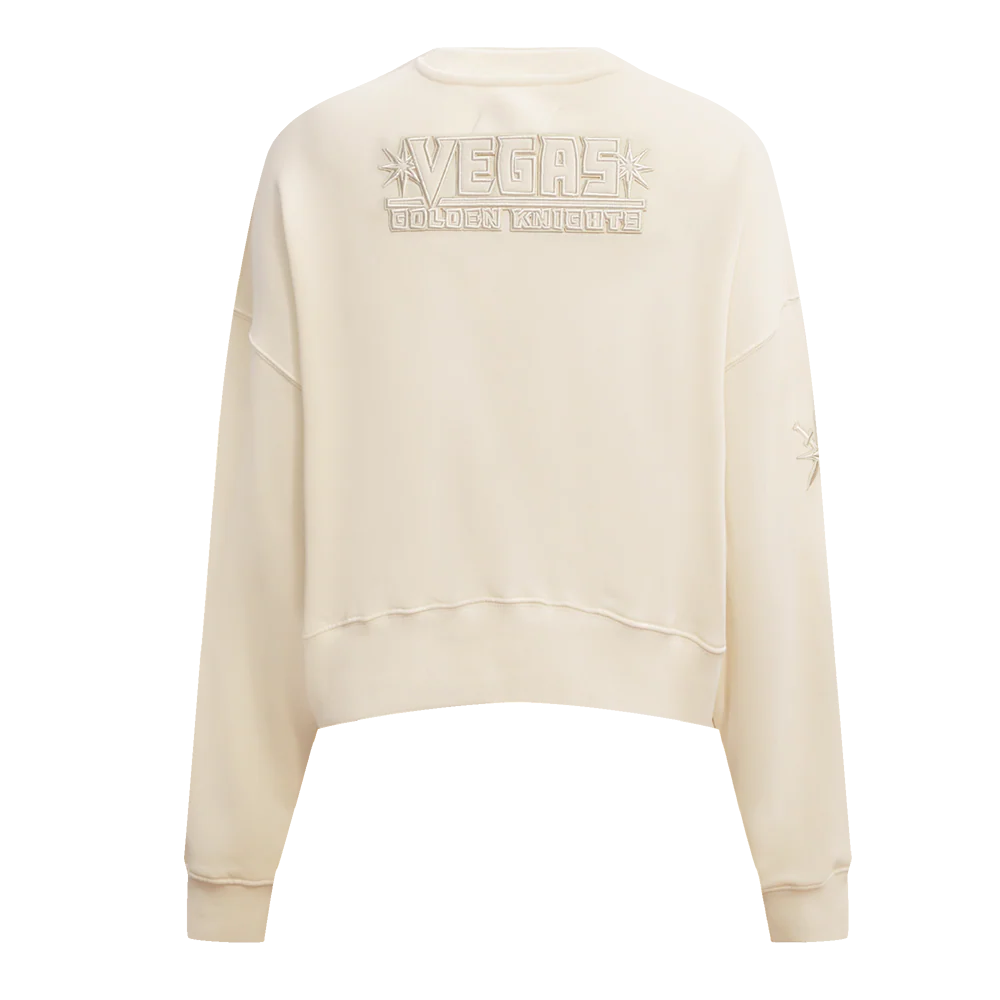 NHL VEGAS GOLDEN KNIGHTS NEUTRAL WOMEN'S CREWNECK (EGGSHELL) - Image 6