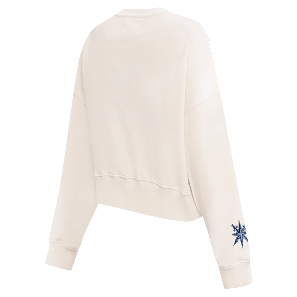 NHL VEGAS GOLDEN KNIGHTS VARSITY BLUES WOMEN'S W CREWNECK (LINEN) - Image 4