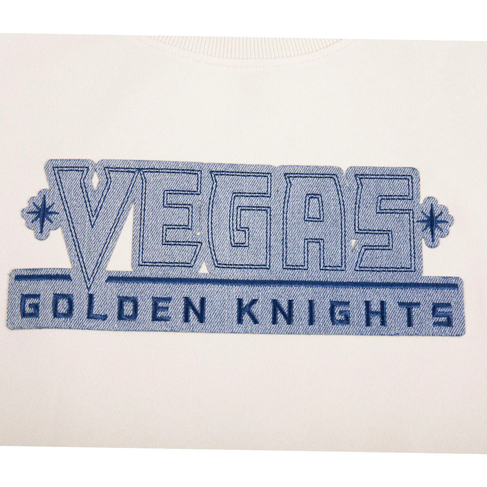 NHL VEGAS GOLDEN KNIGHTS VARSITY BLUES WOMEN'S W CREWNECK (LINEN) - Image 7