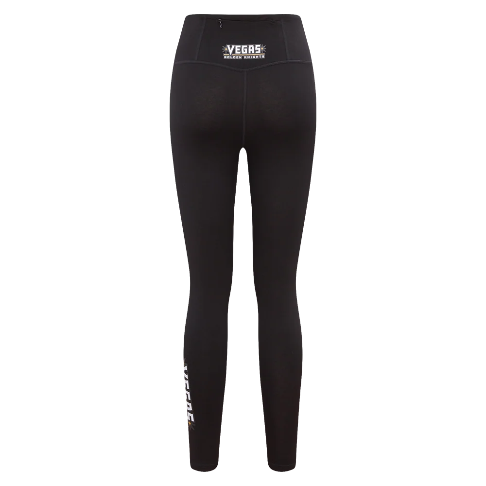NHL VEGAS GOLDEN KNIGHTS CLASSIC WOMEN'S JERSEY LEGGING (BLACK) - Image 2
