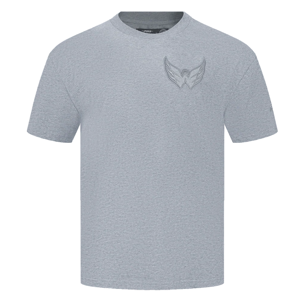 NHL WASHINGTON CAPITALS NEUTRAL MEN'S DROP SHOULDER TEE (DARK HEATHER GRAY)