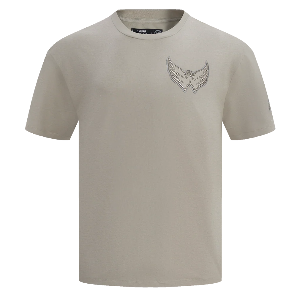 NHL WASHINGTON CAPITALS NEUTRAL MEN'S DROP SHOULDER TEE (TAUPE)