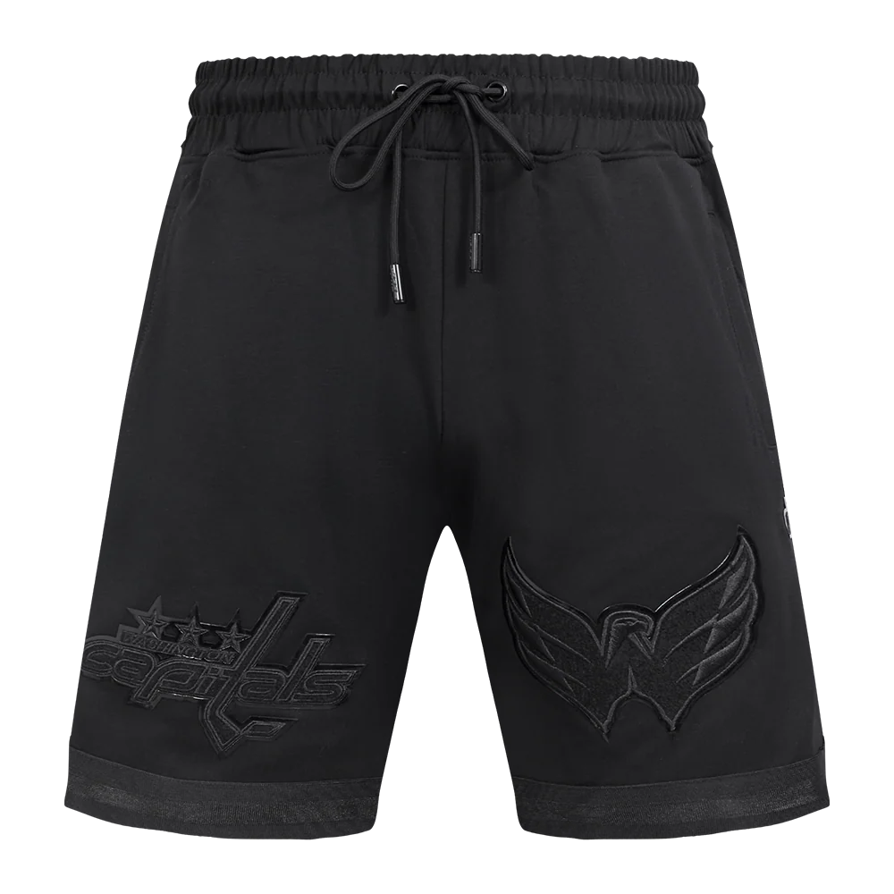 NHL WASHINGTON CAPITALS CLASSIC TRIPLE BLACK MEN'S MEN'S DK SHORT (TRIPLE BLACK) - Image 5