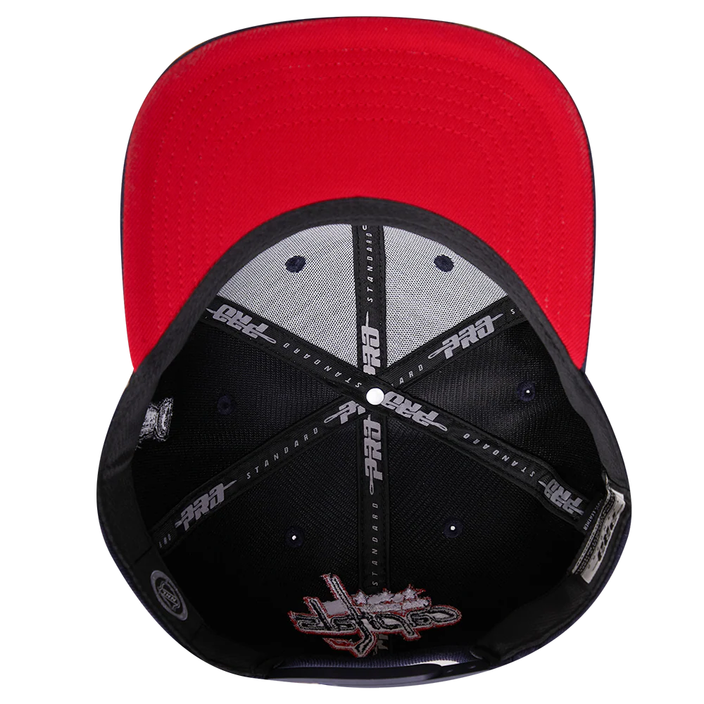 NHL WASHINGTON CAPITALS HYBRID WOOL SNAPBACK HAT (MIDNIGHT NAVY) - Image 6