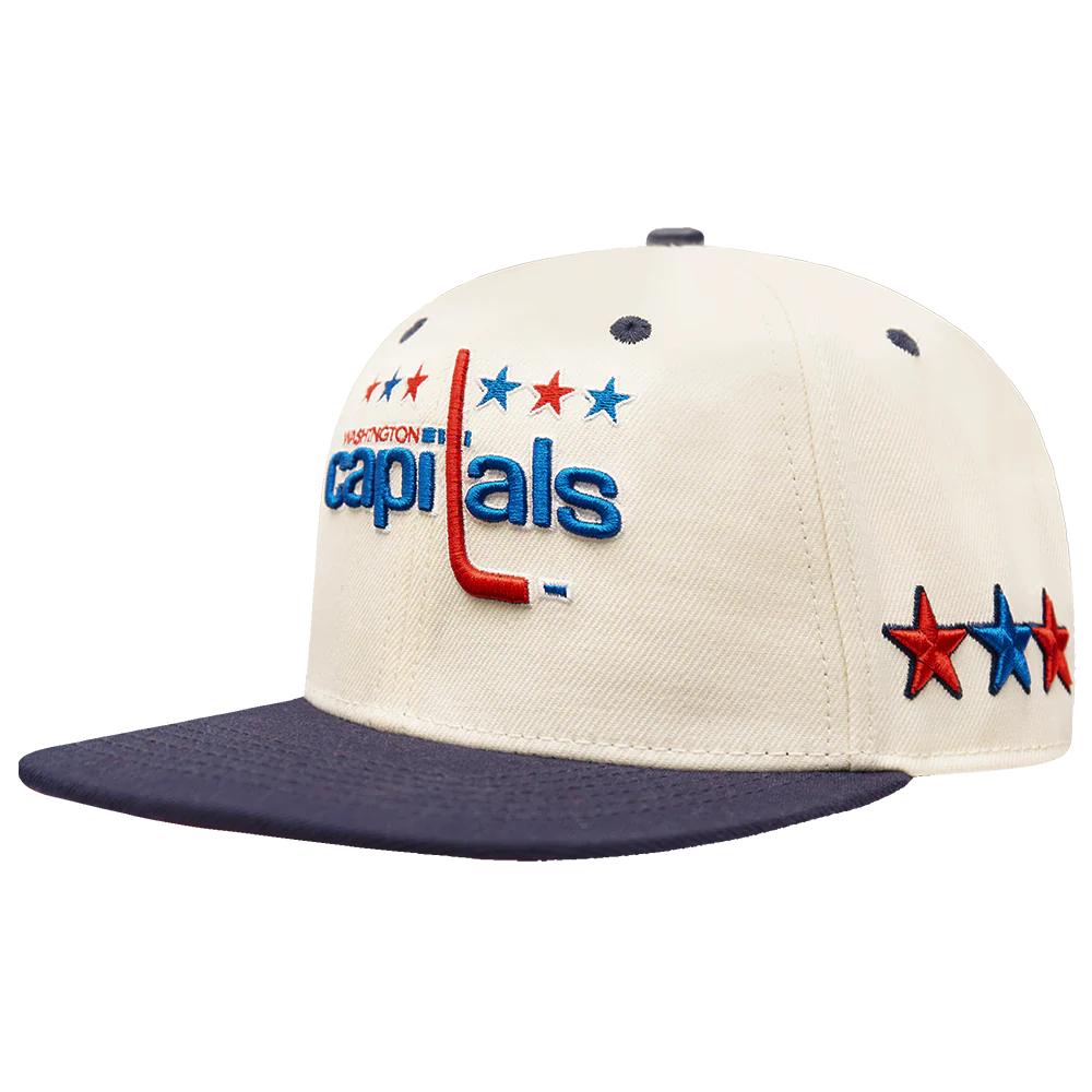 NHL WASHINGTON CAPITALS RETRO CLASSIC UNISEX PRIMARY LOGO WOOL SNAPBACK (EGGSHELL) - Image 3