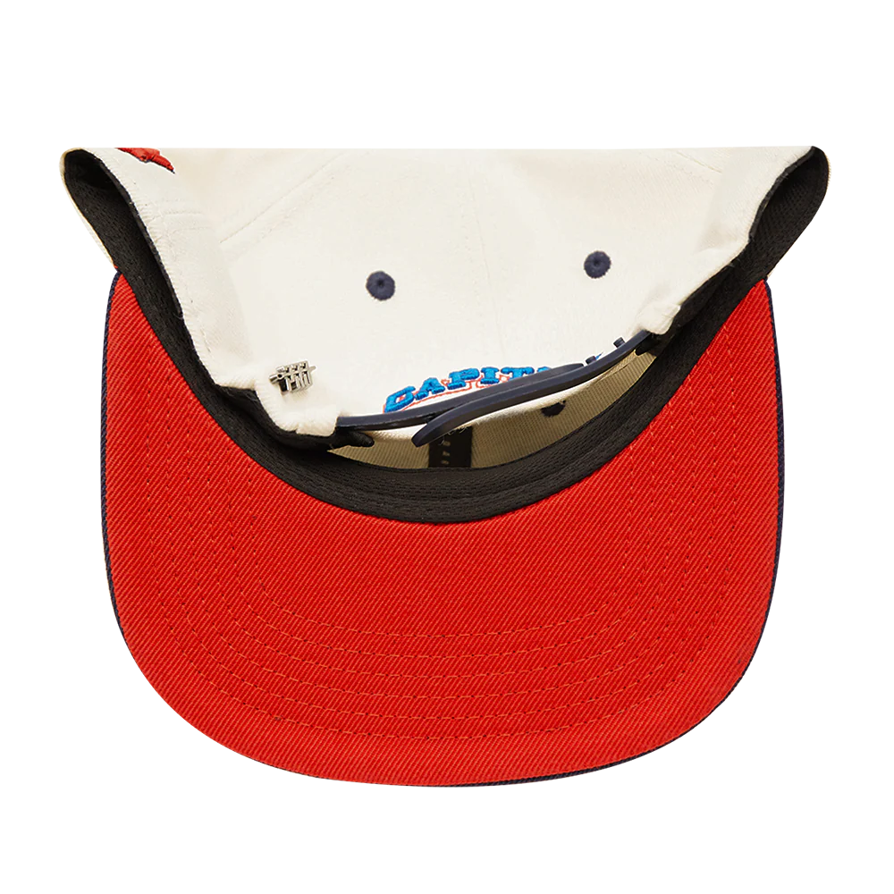 NHL WASHINGTON CAPITALS RETRO CLASSIC UNISEX PRIMARY LOGO WOOL SNAPBACK (EGGSHELL) - Image 7