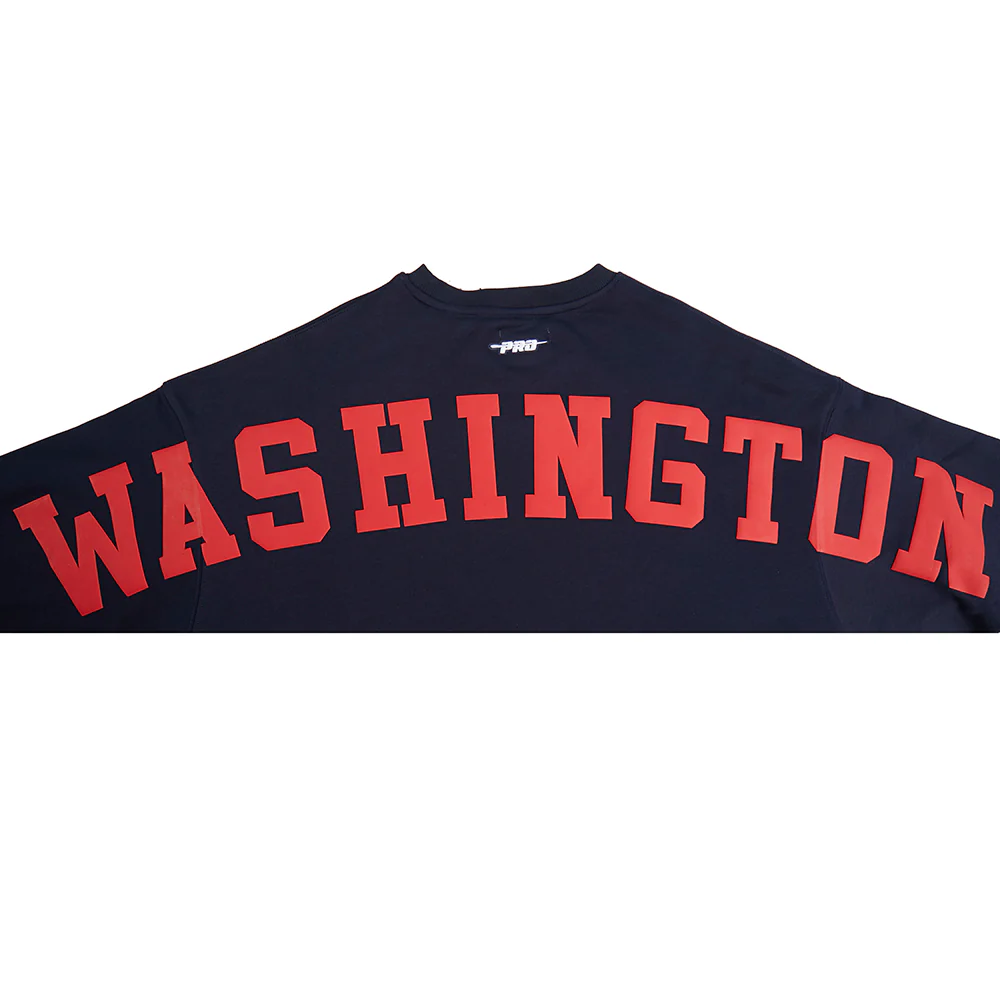 NHL WASHINGTON CAPITALS WINGSPAN WOMEN'S FLC CREWNECK (MIDNIGHT NAVY) - Image 14