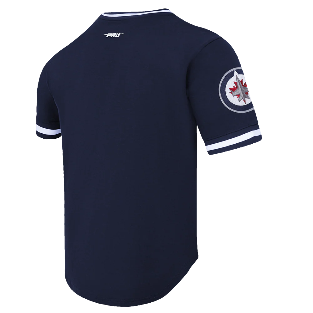 NHL WINNIPEG JETS CLASSIC CHENILLE MEN'S DK TEE (MIDNIGHT NAVY) - Image 4