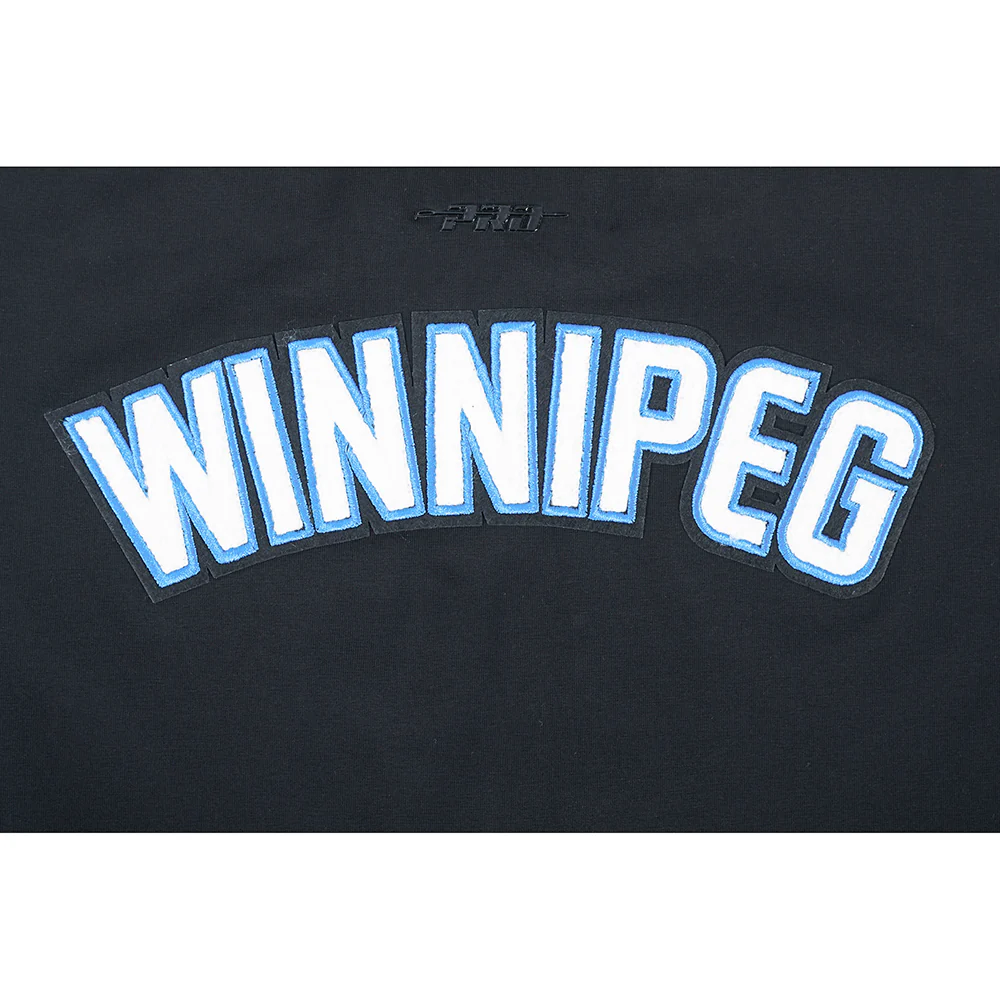 NHL WINNIPEG JETS CLASSIC WOMEN'S SJ BOXY TEE (BLACK) - Image 5