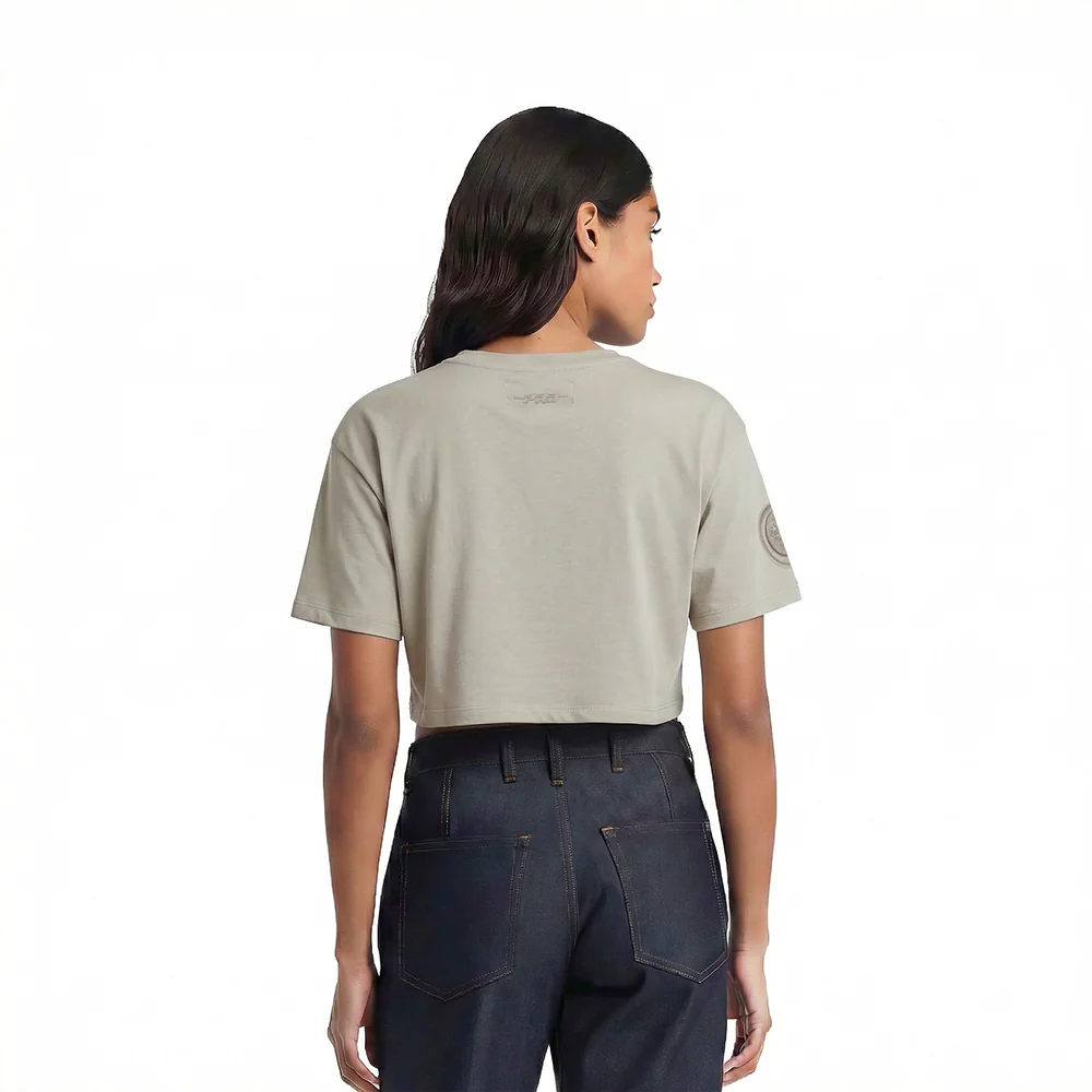 NHL WINNIPEG JETS NEUTRAL WOMEN'S SJ BOXY TEE (TAUPE) - Image 2