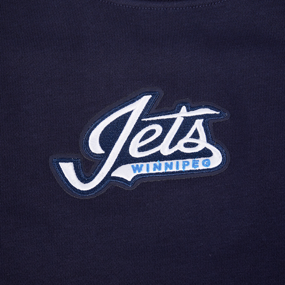 NHL WINNIPEG JETS WINGSPAN WOMEN'S FLC CREWNECK (MIDNIGHT NAVY) - Image 8