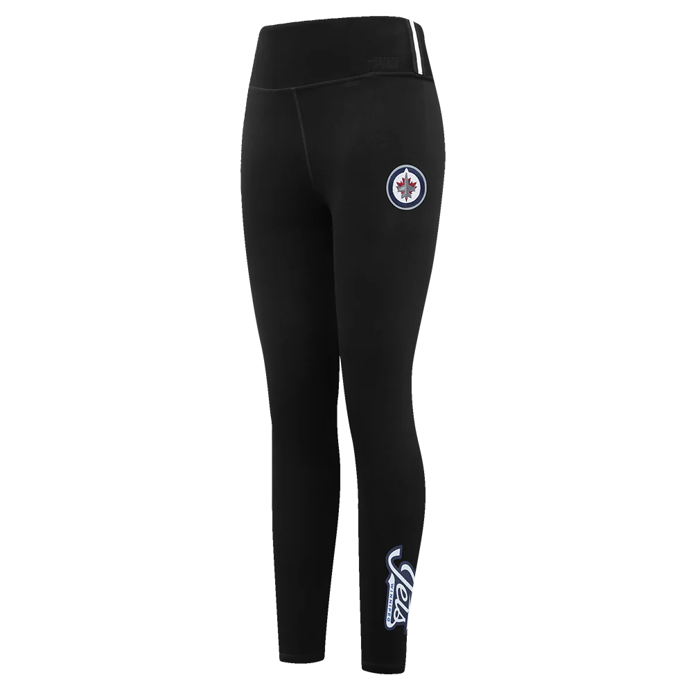 NHL WINNIPEG JETS CLASSIC WOMEN'S HW JERSEY LEGGING (BLACK) - Image 4