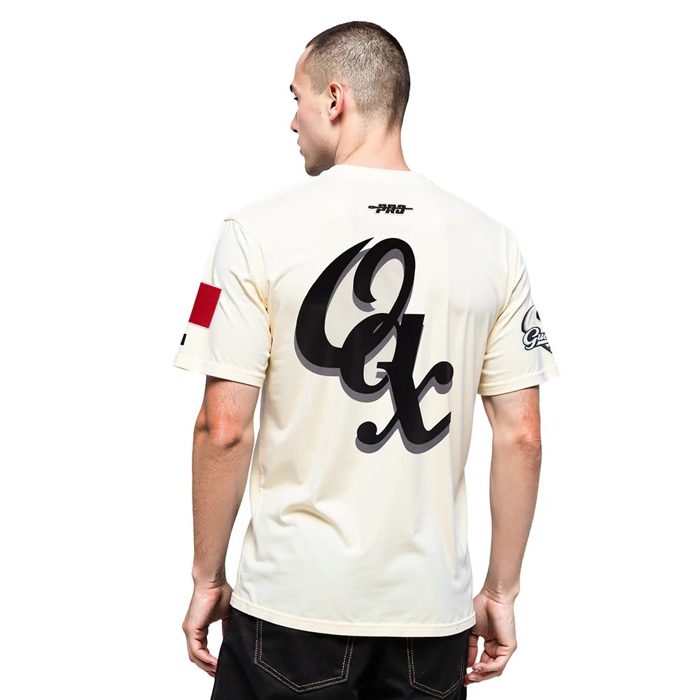 LMB GUERREROS DE OAXACA SCRIPT DDM MEN'S SJ TEE (EGGSHELL) - Image 2