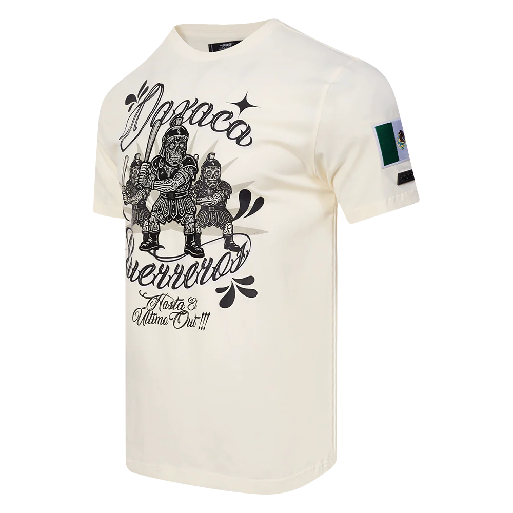 LMB GUERREROS DE OAXACA SCRIPT DDM MEN'S SJ TEE (EGGSHELL) - Image 3