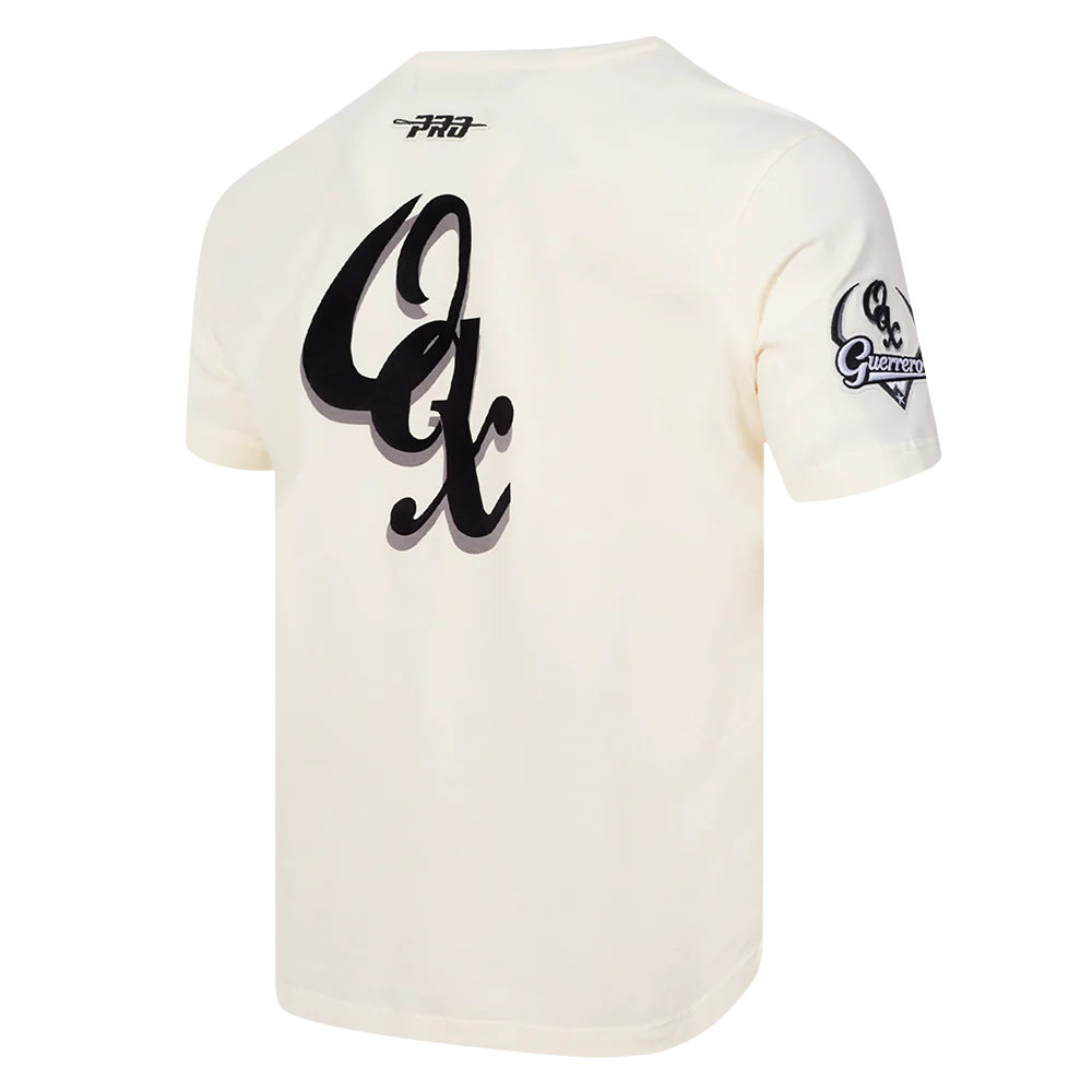 LMB GUERREROS DE OAXACA SCRIPT DDM MEN'S SJ TEE (EGGSHELL) - Image 4
