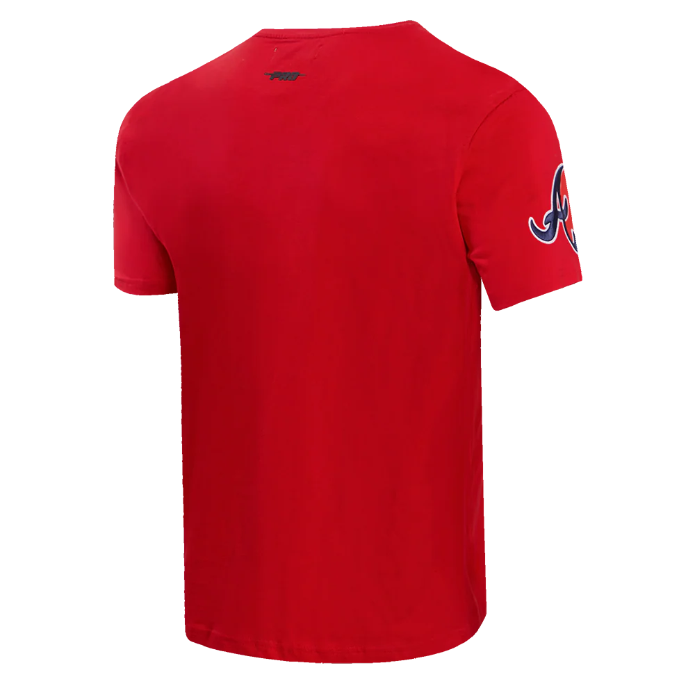 MLB ATLANTA BRAVES SCRIPT TAIL MEN'S TOPS (RED) - Image 3