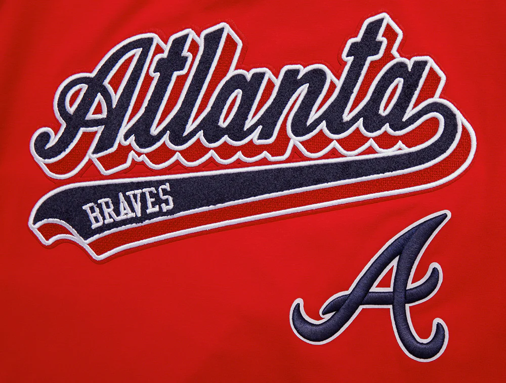 MLB ATLANTA BRAVES SCRIPT TAIL MEN'S TOPS (RED) - Image 5