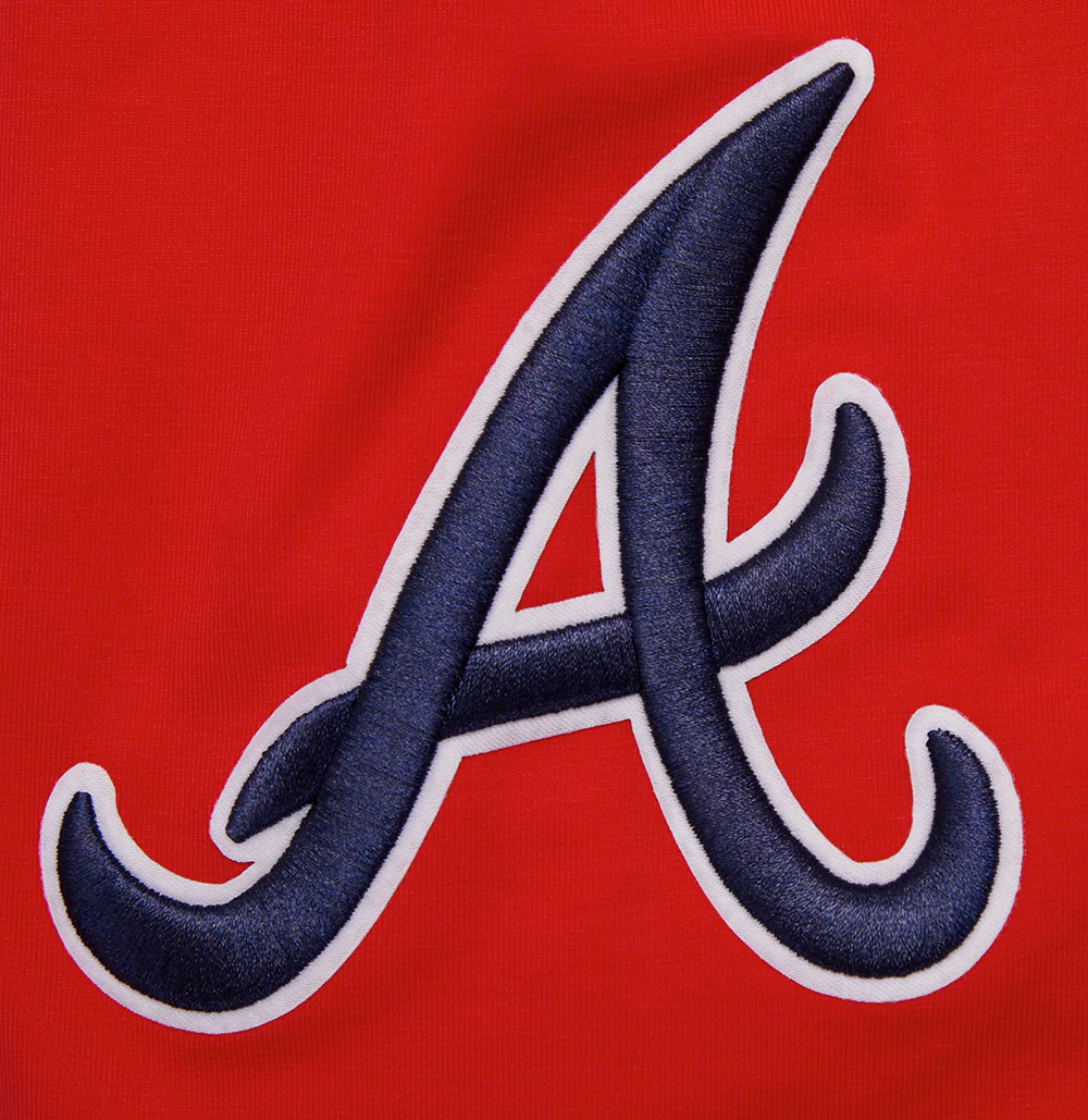 MLB ATLANTA BRAVES SCRIPT TAIL MEN'S TOPS (RED) - Image 6