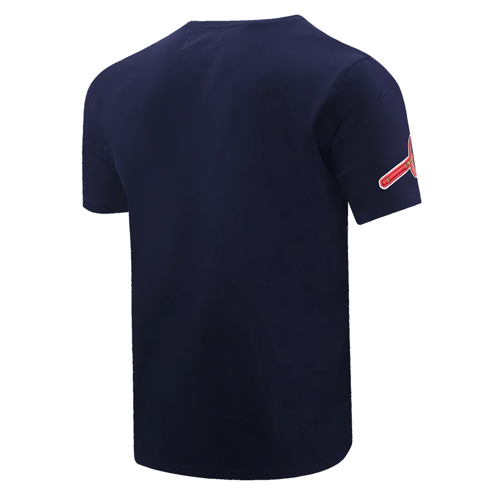 MLB ATLANTA BRAVES OLD ENGLISH MEN'S TOP (MIDNIGHT NAVY) - Image 4