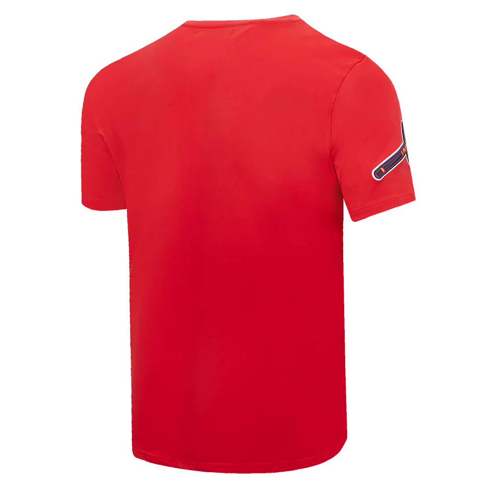 MLB ATLANTA BRAVES OLD ENGLISH MEN'S TOP (RED) - Image 4