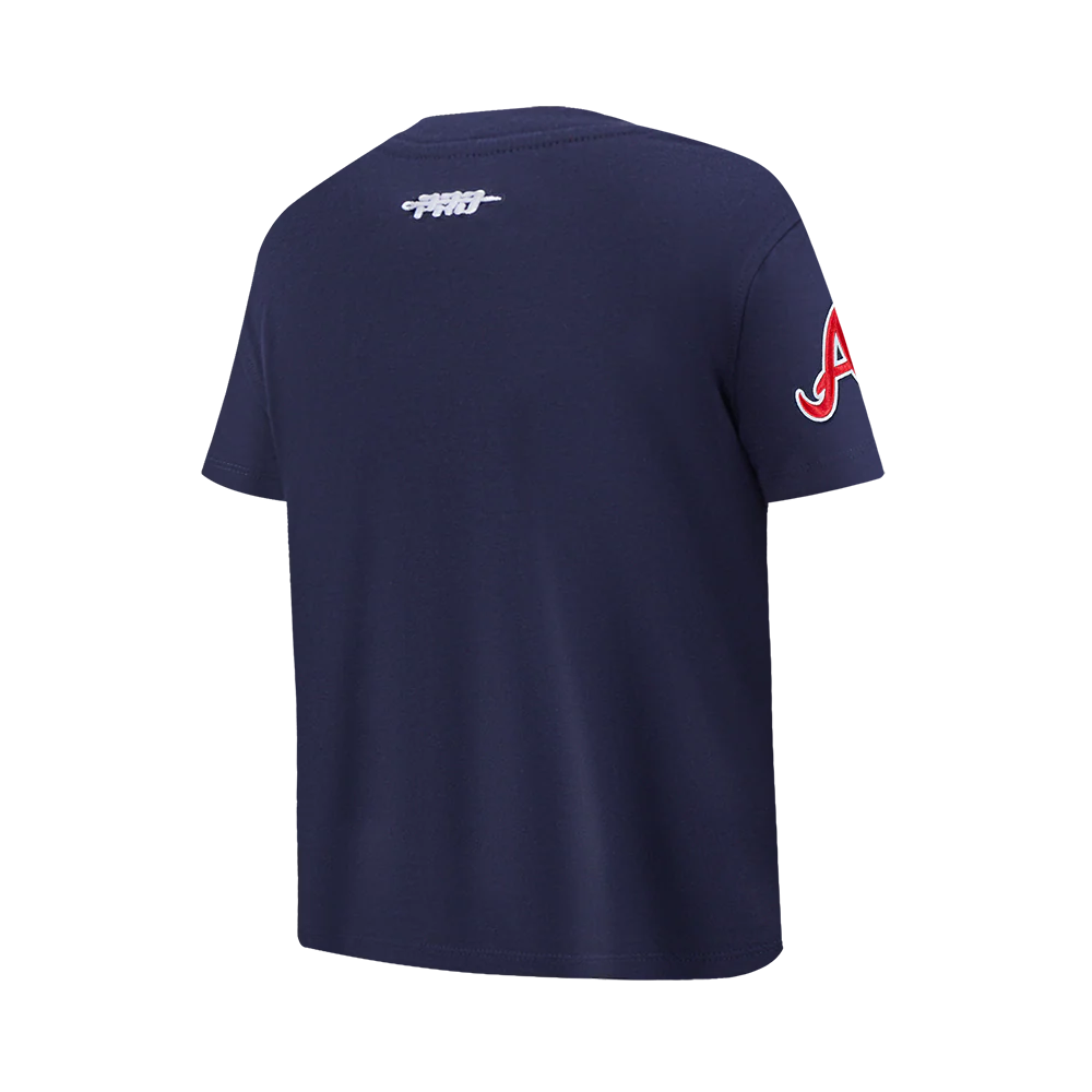 MLB ATLANTA BRAVES CLASSIC CHENILLE MEN'S S/S TEE (MIDNIGHT NAVY) - Image 6