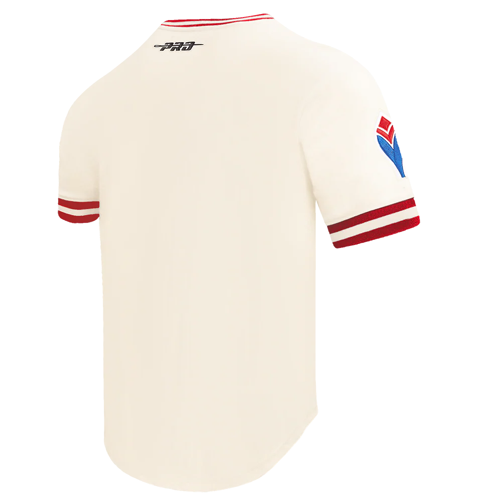 MLB ATLANTA BRAVES RETRO CLASSICS MEN'S DK TOP (EGGSHELL/ RED) - Image 4