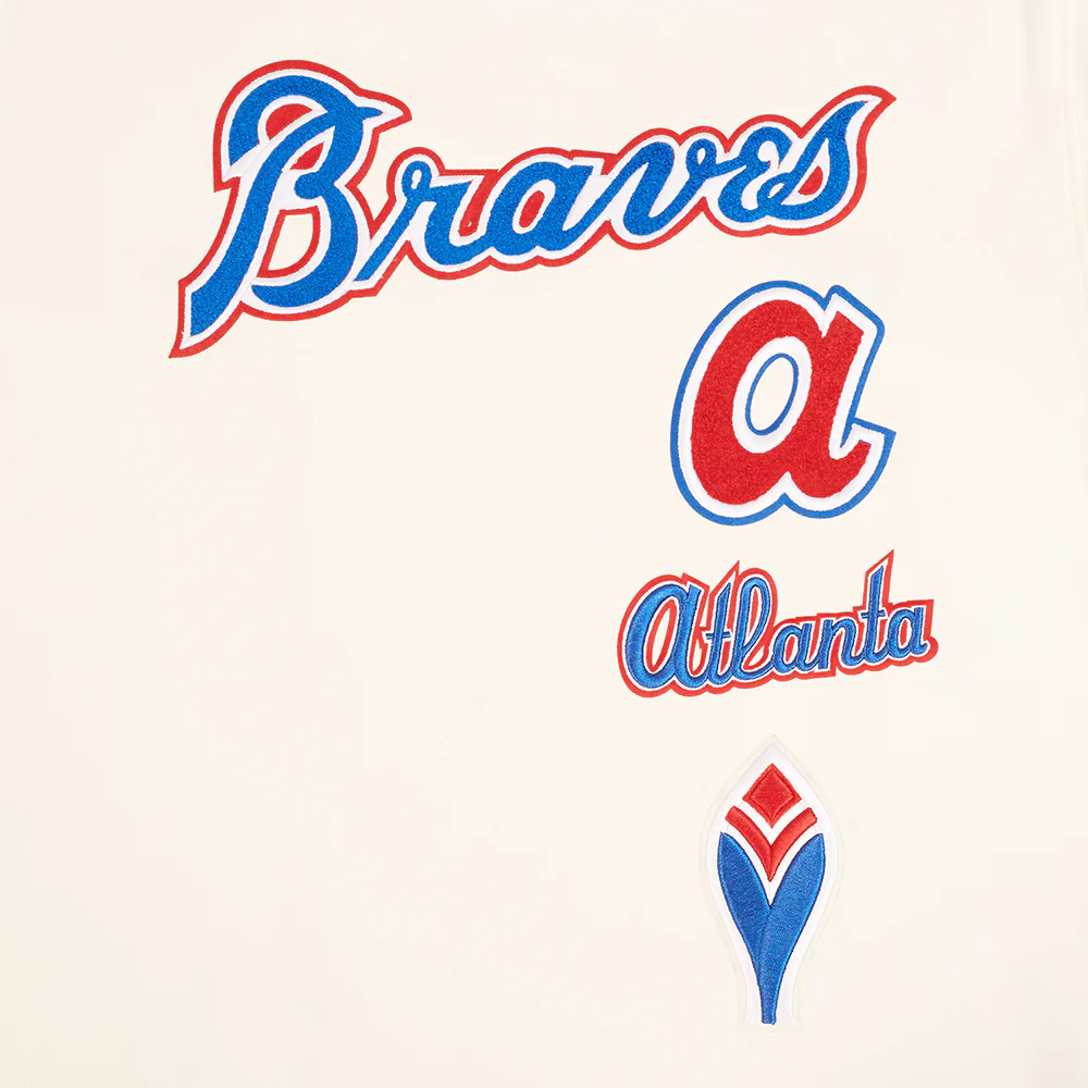 MLB ATLANTA BRAVES RETRO CLASSICS MEN'S DK TOP (EGGSHELL/ RED) - Image 8