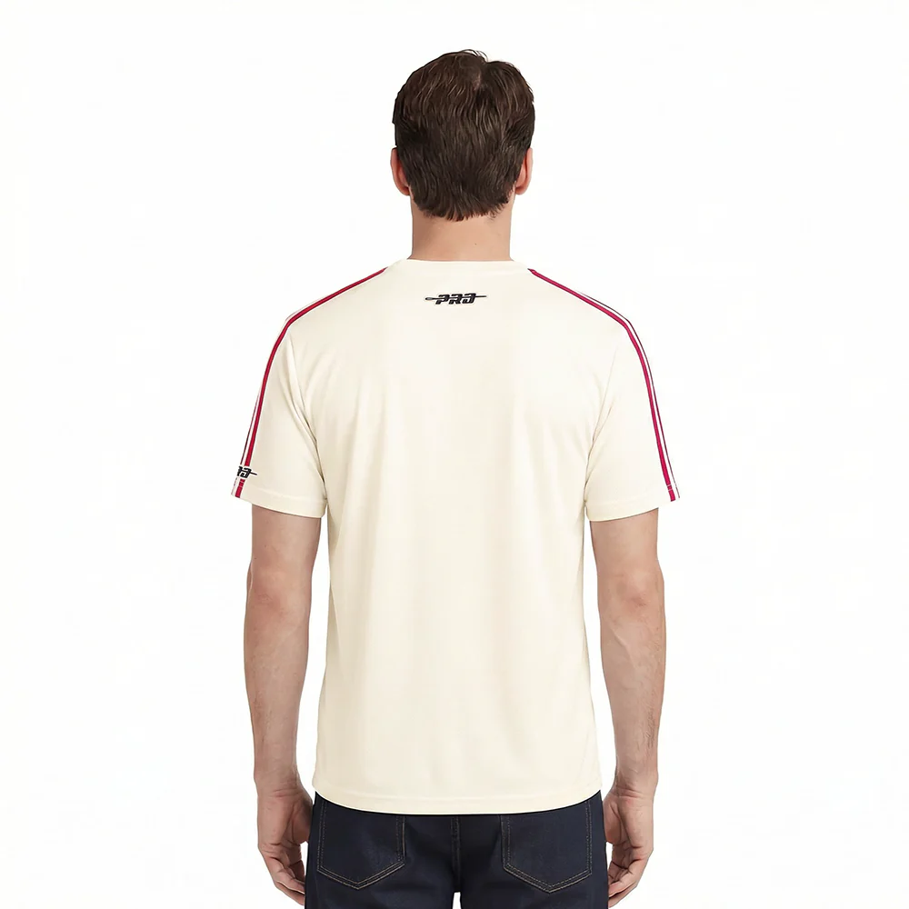 MLB ATLANTA BRAVES RETRO CLASSICS MEN'S SJ TAPING TOP (EGGSHELL/ RED) - Image 2