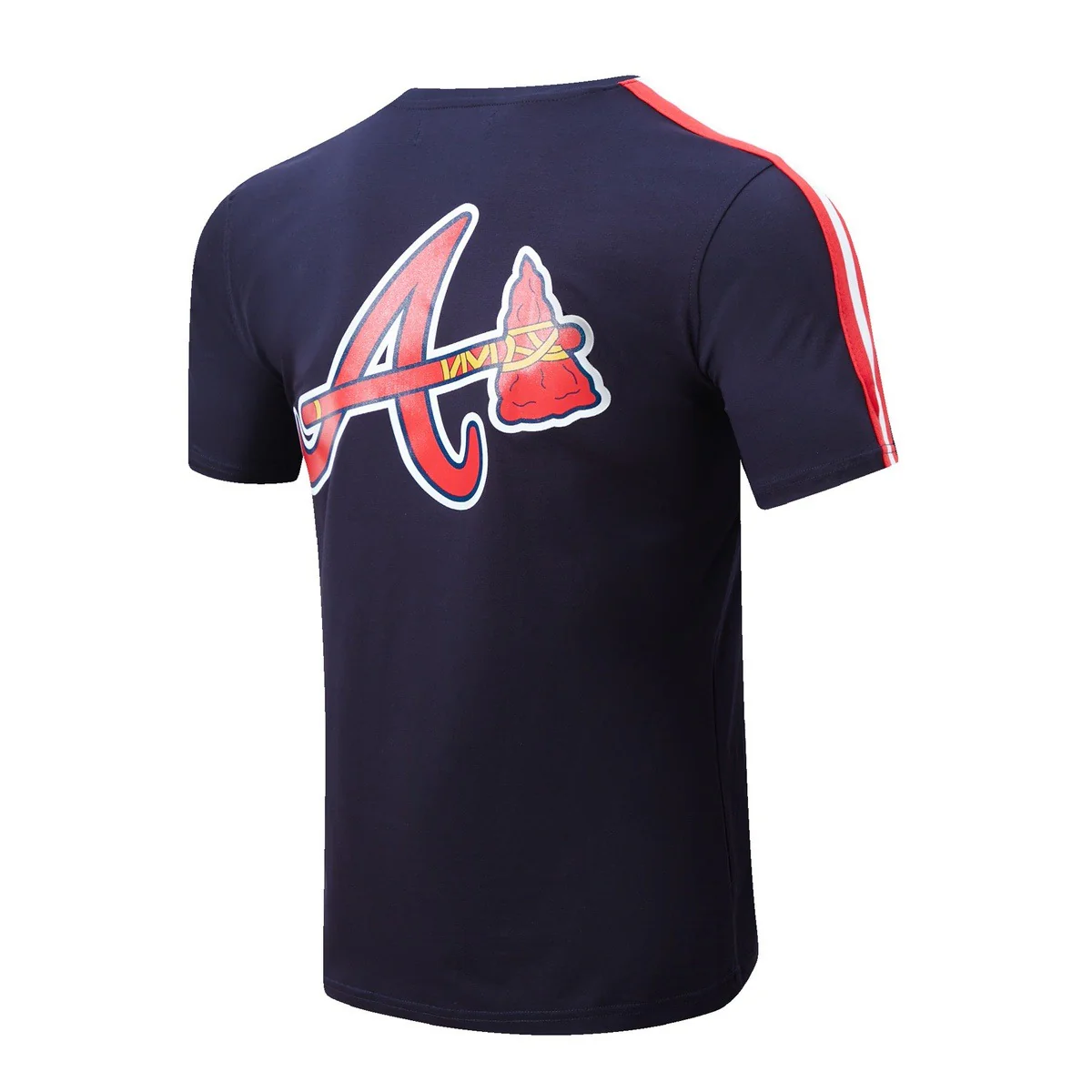 MLB ATLANTA BRAVES LOGO PRO TEAM MEN'S TAPING TOP (MIDNIGHT NAVY/RED) - Image 3