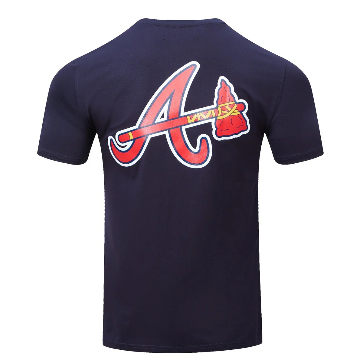 MLB ATLANTA BRAVES LOGO PRO TEAM MEN'S TAPING TOP (MIDNIGHT NAVY/RED) - Image 4